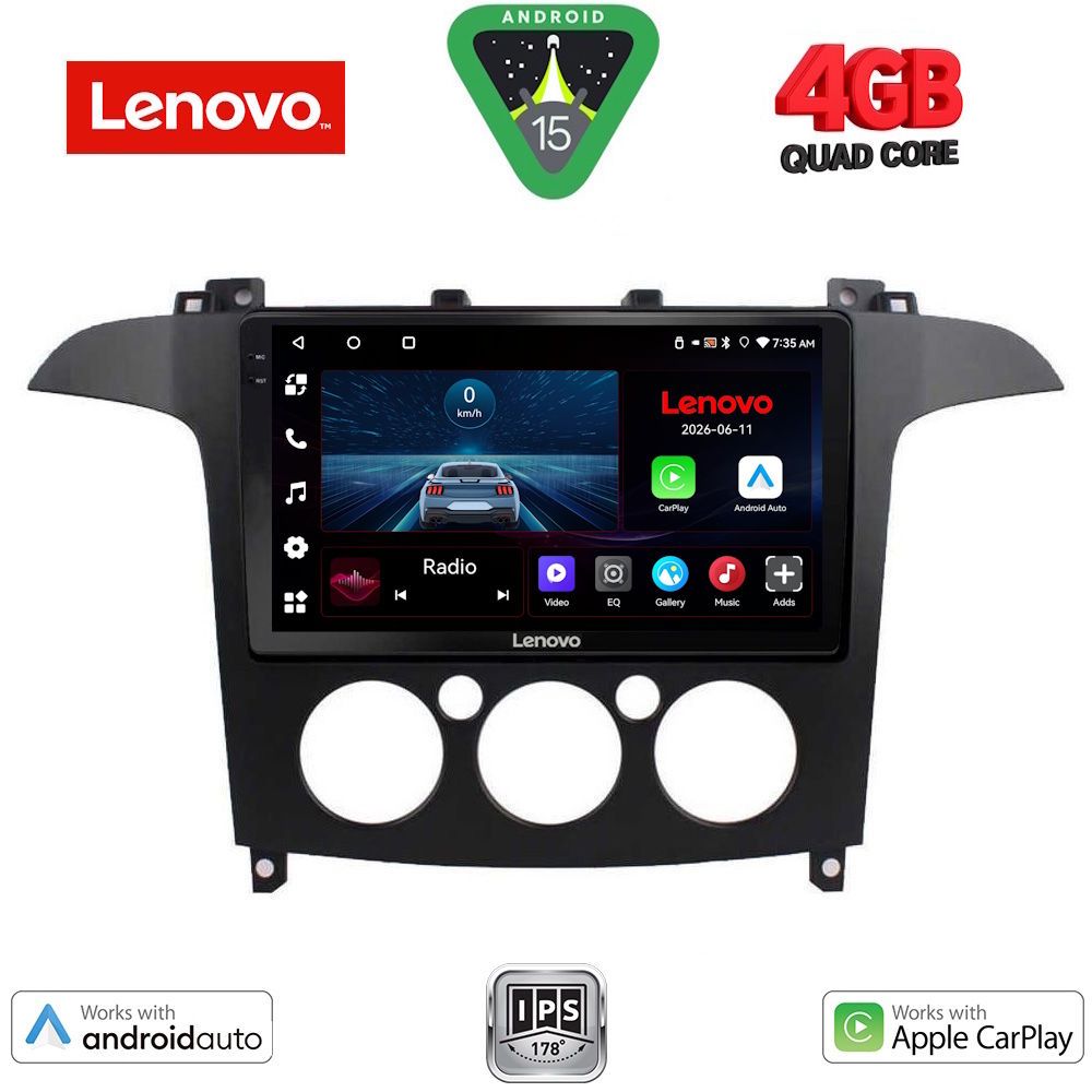 LENOVO LVE 8175_CPAA A/C (9inc) MULTIMEDIA TABLET for FORD SMAX mod. 2006-2014 LENOVO LVE 8175_CPAA A/C (9inc) MULTIMEDIA TABLET for FORD SMAX mod. 2006-2014