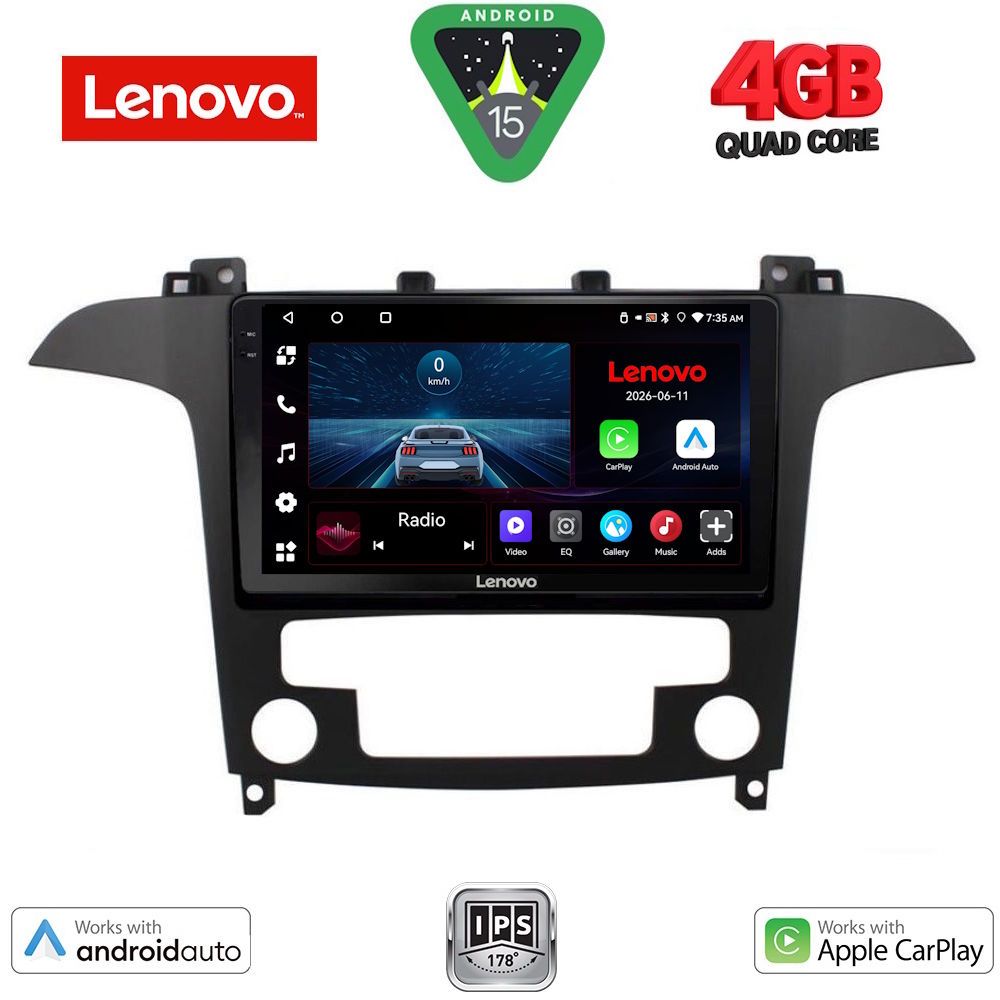 LENOVO LVE 8175_CPAA CLIMA (9inc) MULTIMEDIA TABLET for FORD SMAX mod. 2006-2014 LENOVO LVE 8175_CPAA CLIMA (9inc) MULTIMEDIA TABLET for FORD SMAX mod. 2006-2014