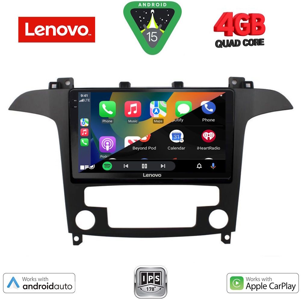 LENOVO LVE 8175_CPAA CLIMA (9inc) MULTIMEDIA TABLET for FORD SMAX mod. 2006-2014 LENOVO LVE 8175_CPAA CLIMA (9inc) MULTIMEDIA TABLET for FORD SMAX mod. 2006-2014