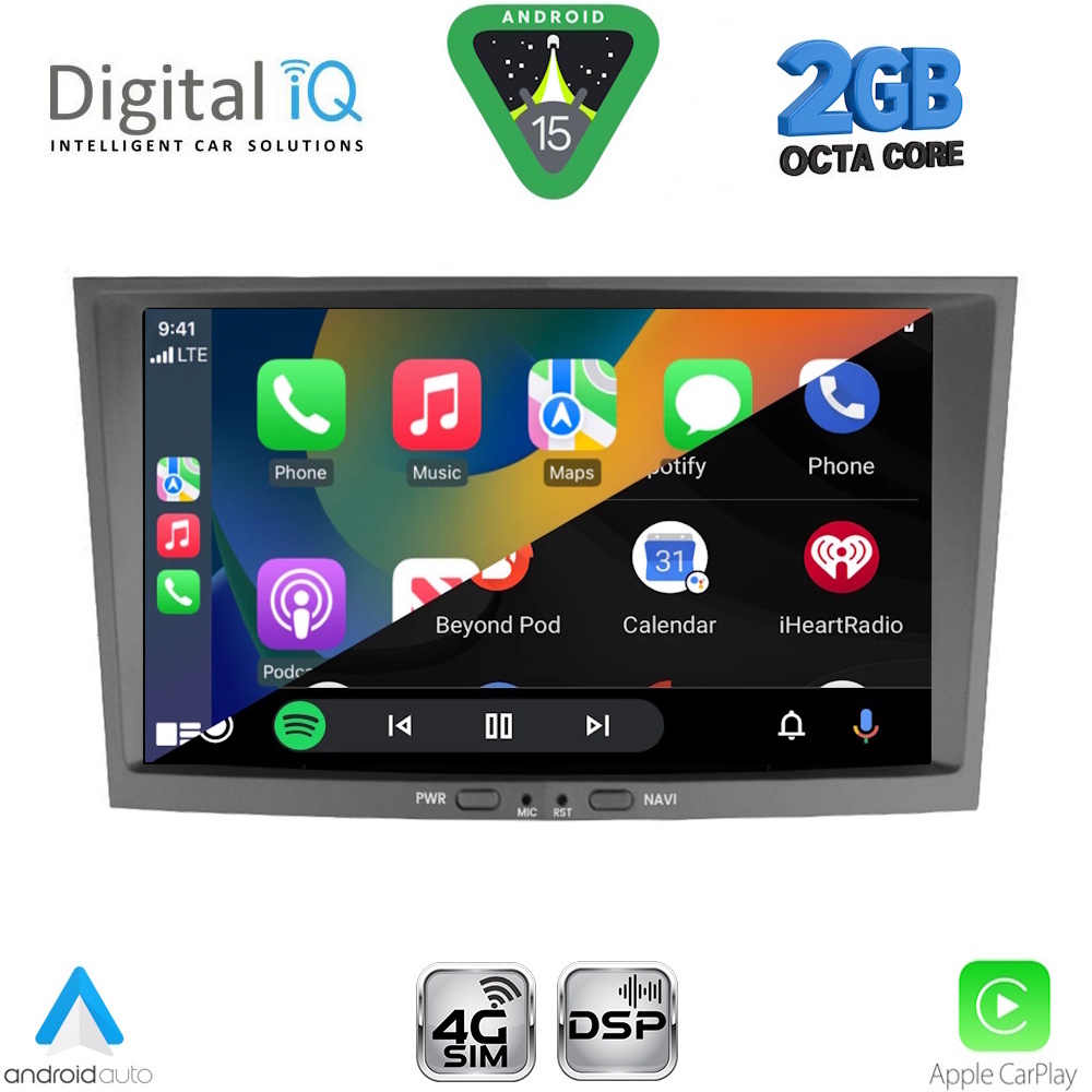DIGITAL IQ BLF 318GR_CPA (8" DECK) MULTIMEDIA SYSTEM for OPEL ALL mod. 2004-2014 (GREY) DIGITAL IQ BLF 318GR_CPA (8" DECK) MULTIMEDIA SYSTEM for OPEL ALL mod. 2004-2014 (GREY)