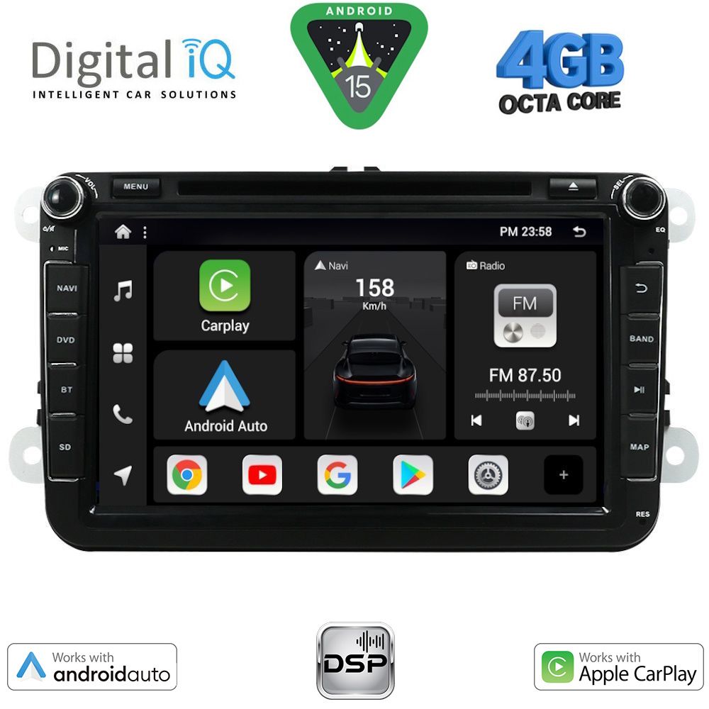 DIGITAL IQ BXF 679_CPAA (8" DVD) MULTIMEDIA SYSTEM for VW – SKODA – SEAT GROUP mod. 2004-2018 DIGITAL IQ BXF 679_CPAA (8" DVD) MULTIMEDIA SYSTEM for VW – SKODA – SEAT GROUP mod. 2004-2018