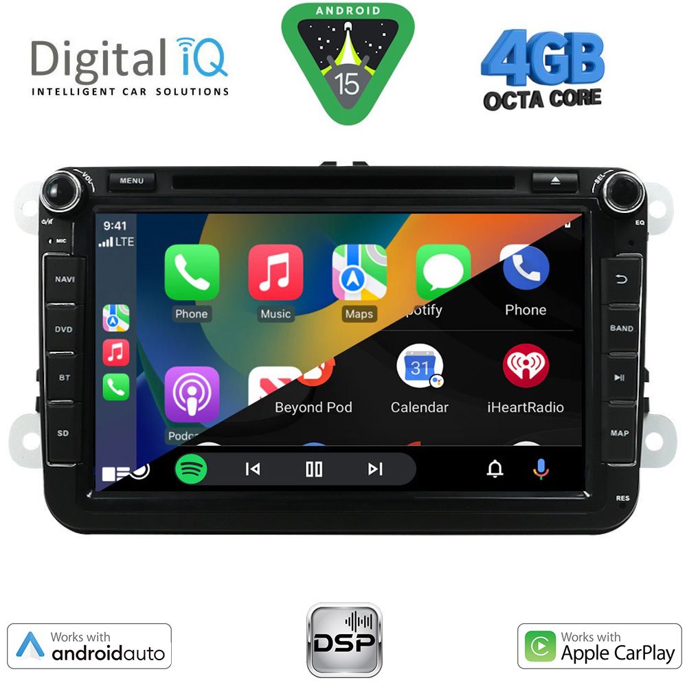 DIGITAL IQ BXF 679_CPAA (8" DVD) MULTIMEDIA SYSTEM for VW – SKODA – SEAT GROUP mod. 2004-2018 DIGITAL IQ BXF 679_CPAA (8" DVD) MULTIMEDIA SYSTEM for VW – SKODA – SEAT GROUP mod. 2004-2018