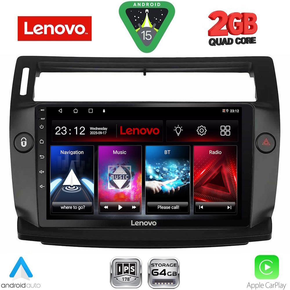 LENOVO LVD 2084BL_CPA (9inc) MULTIMEDIA TABLET for CITROEN C4 mod. 2004-2011 (BLACK) LENOVO LVD 2084BL_CPA (9inc) MULTIMEDIA TABLET for CITROEN C4 mod. 2004-2011 (BLACK)