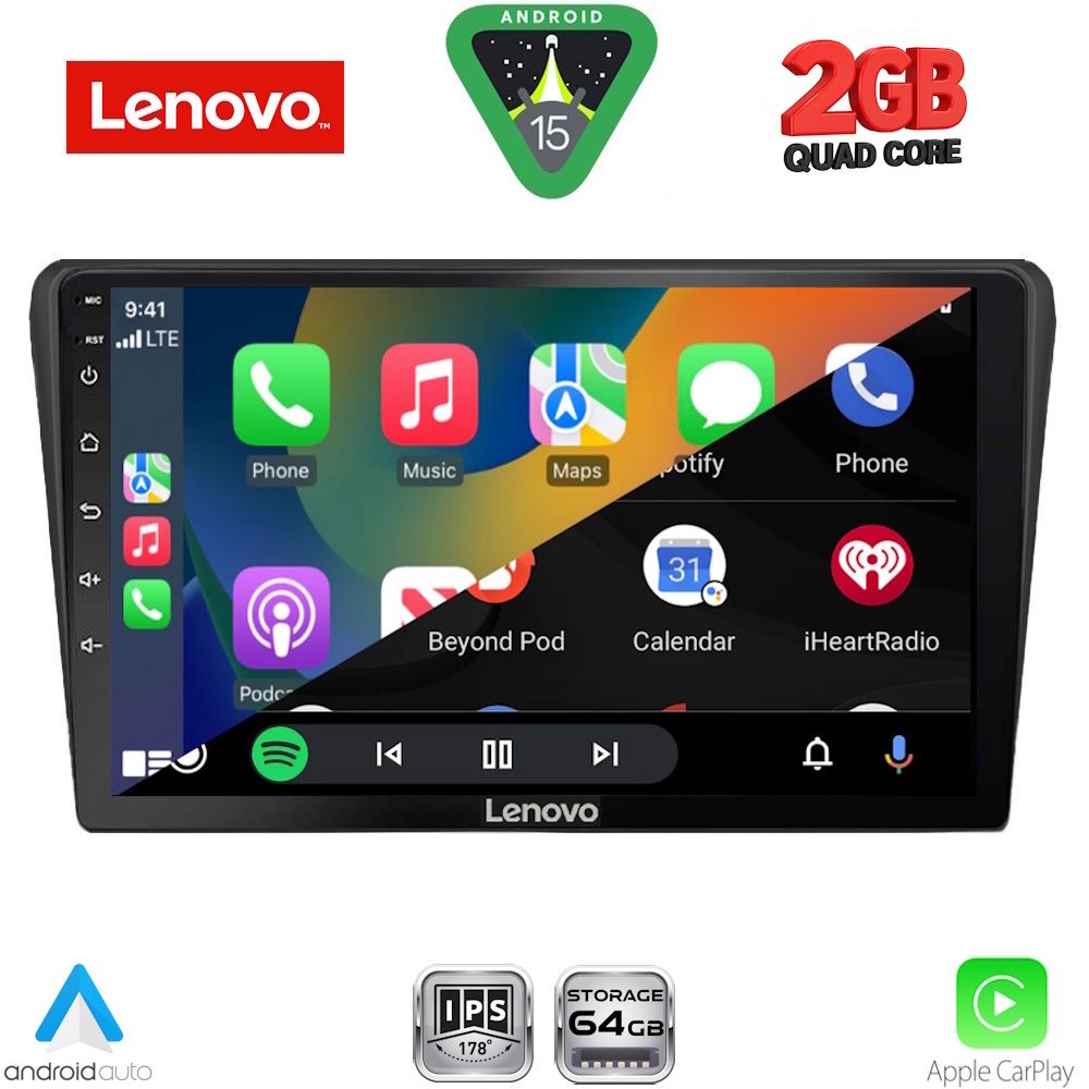 LENOVO LVD 2704BL_CPA (9inc) MULTIMEDIA TABLET for TOYOTA AVENSIS (T25) mod. 2003-2009 (BLACK) LENOVO LVD 2704BL_CPA (9inc) MULTIMEDIA TABLET for TOYOTA AVENSIS (T25) mod. 2003-2009 (BLACK)