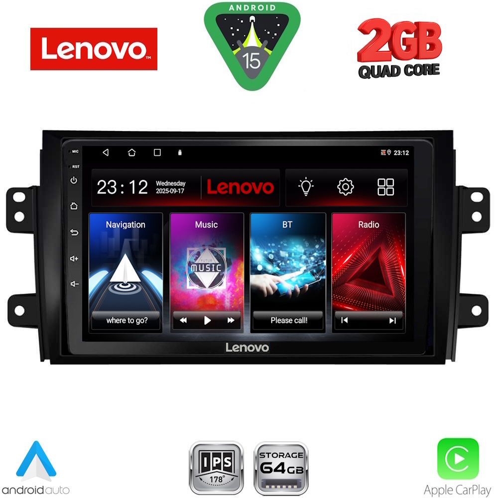 LENOVO LVD 2688_CPA (9inc) MULTIMEDIA TABLET for FIAT SEDICI – SUZUKI SX4 mod. 2005-2013 LENOVO LVD 2688_CPA (9inc) MULTIMEDIA TABLET for FIAT SEDICI – SUZUKI SX4 mod. 2005-2013