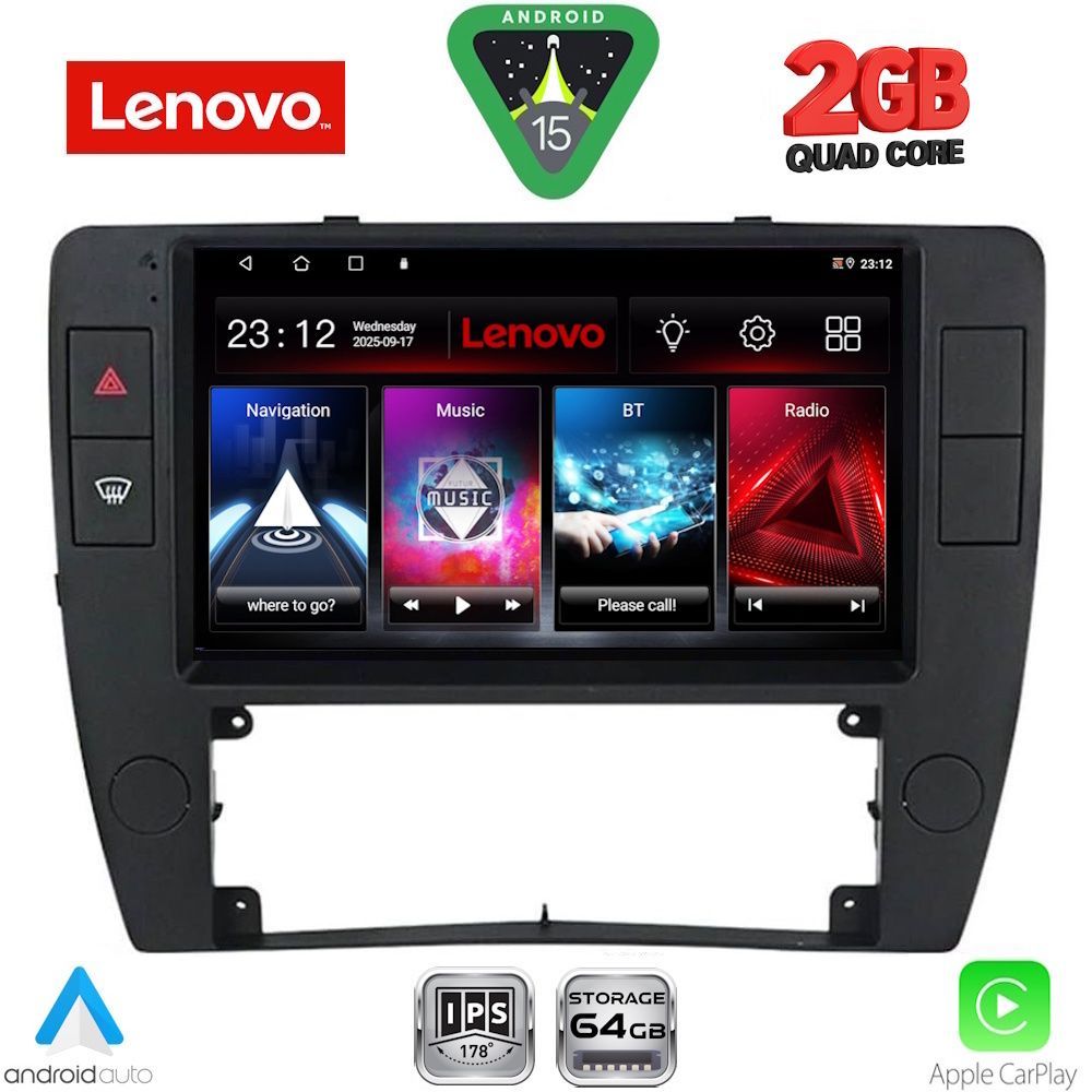 LENOVO LVD 2749_CPA (9inc) MULTIMEDIA TABLET for VW PASSAT mod. 2000-2005 LENOVO LVD 2749_CPA (9inc) MULTIMEDIA TABLET for VW PASSAT mod. 2000-2005