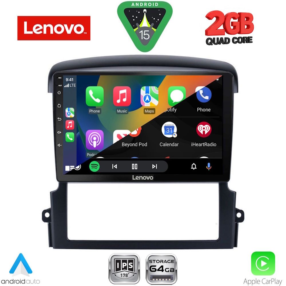 LENOVO LVD 2317_CPA (9inc) MULTIMEDIA TABLET for KIA SORENTO mod. 2006-2009 LENOVO LVD 2317_CPA (9inc) MULTIMEDIA TABLET for KIA SORENTO mod. 2006-2009