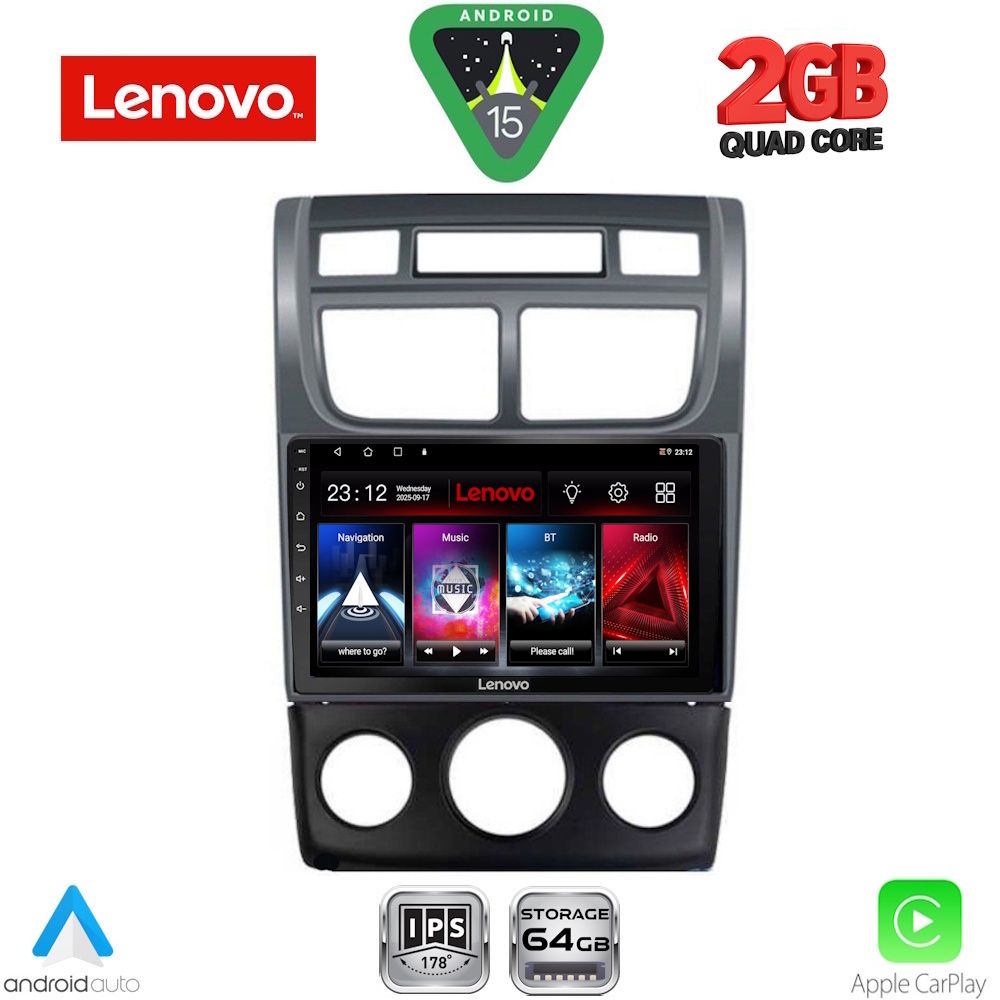 LENOVO LVD 2324BL_CPA (A/C+CLIMA) (9inc) MULTIMEDIA TABLET for KIA SPORTAGE mod. 2004-2010 LENOVO LVD 2324BL_CPA (A/C+CLIMA) (9inc) MULTIMEDIA TABLET for KIA SPORTAGE mod. 2004-2010