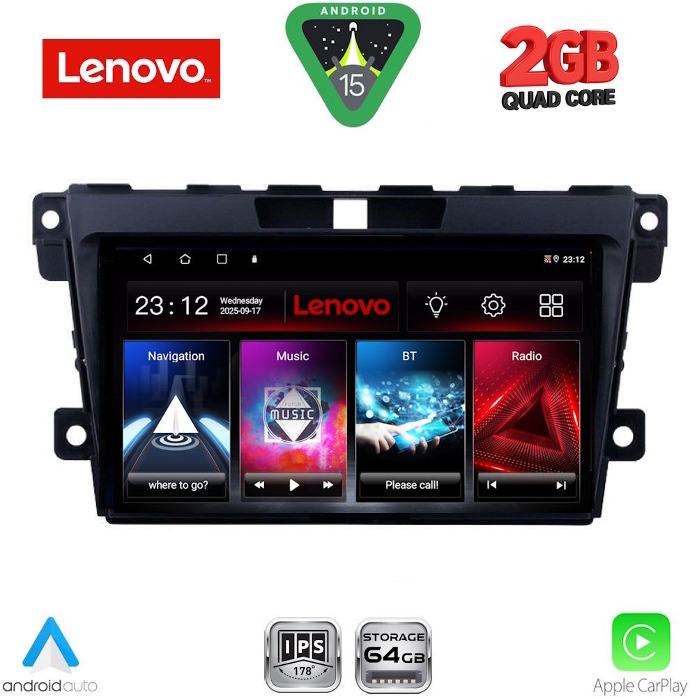 LENOVO LVD 2389_CPA (9inc) MULTIMEDIA TABLET for MAZDA CX7 mod. 2006-2012 LENOVO LVD 2389_CPA (9inc) MULTIMEDIA TABLET for MAZDA CX7 mod. 2006-2012