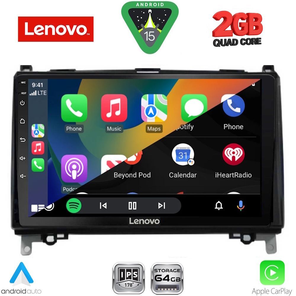 LENOVO LVD 2400_CPA (9inc) MULTIMEDIA TABLET for MERCEDES A – B -SPRINTER – VITO mod. 2007-2020 LENOVO LVD 2400_CPA (9inc) MULTIMEDIA TABLET for MERCEDES A – B -SPRINTER – VITO mod. 2007-2020