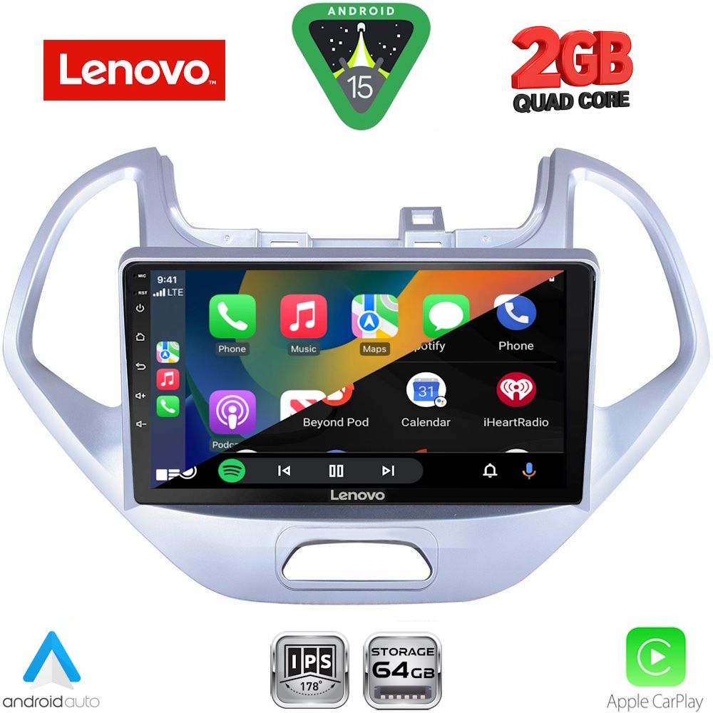 LENOVO LVD 2167LO_CPA (9inc) MULTIMEDIA TABLET for FORD KA mod. 2017-2024 LENOVO LVD 2167LO_CPA (9inc) MULTIMEDIA TABLET for FORD KA mod. 2017-2024