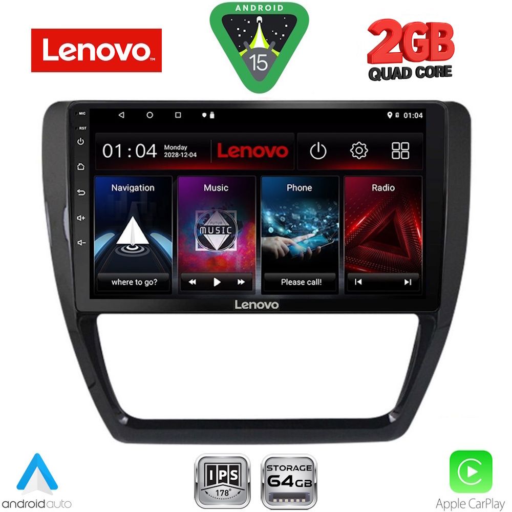 LENOVO LVD 2741_CPA (10inc) MULTIMEDIA TABLET for VW JETTA mod. 2010-2016 LENOVO LVD 2741_CPA (10inc) MULTIMEDIA TABLET for VW JETTA mod. 2010-2016