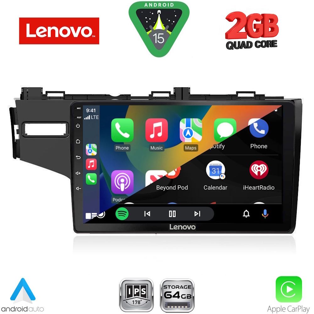 LENOVO LVD 2212_CPA (10inc) MULTIMEDIA TABLET for HONDA JAZZ mod. 2013-2019 LENOVO LVD 2212_CPA (10inc) MULTIMEDIA TABLET for HONDA JAZZ mod. 2013-2019