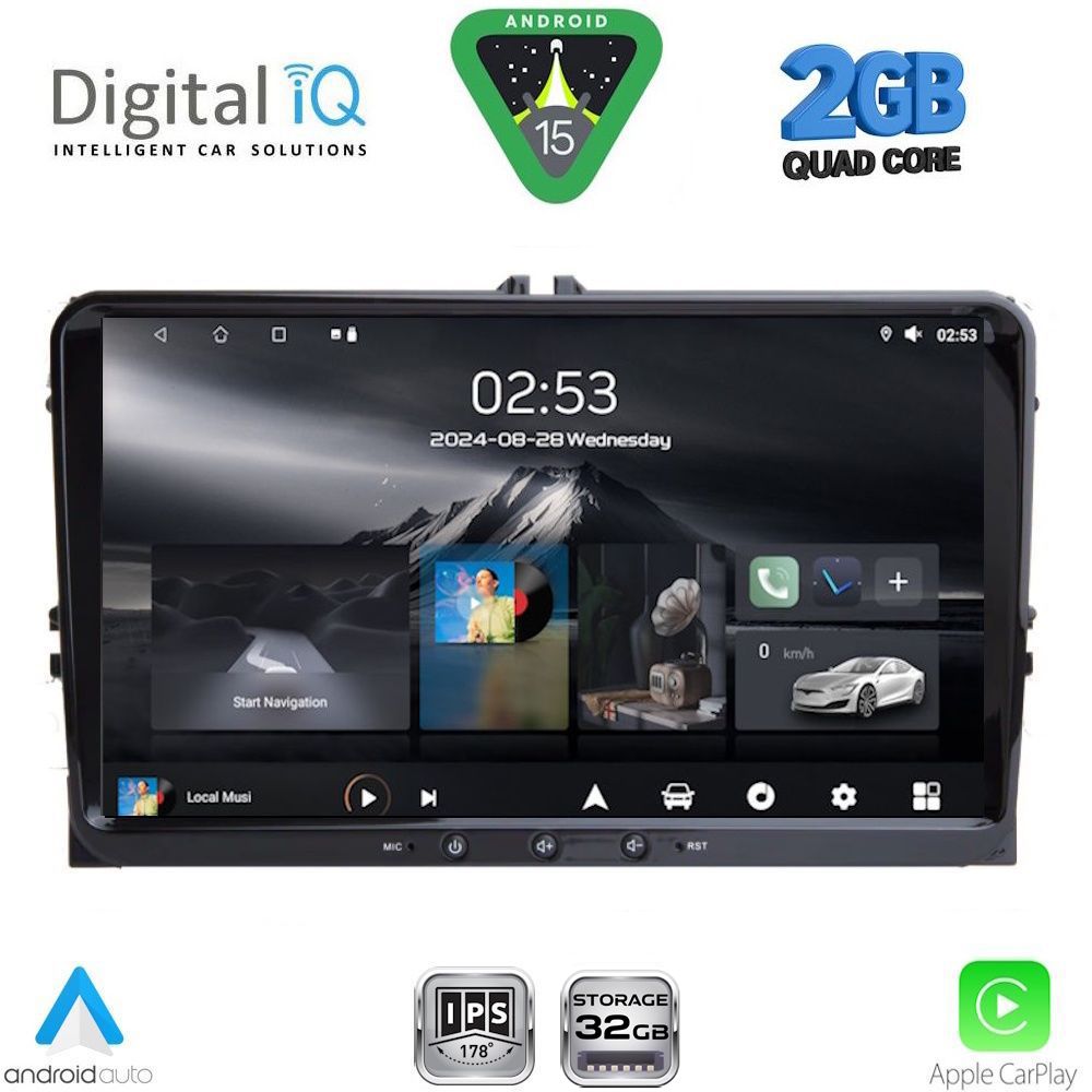 DIGITAL IQ RSD 190_CPA (9inc) MULTIMEDIA TABLET for SEAT - SKODA - VW mod. 2004-2014 DIGITAL IQ RSD 190_CPA (9inc) MULTIMEDIA TABLET for SEAT - SKODA - VW mod. 2004-2014