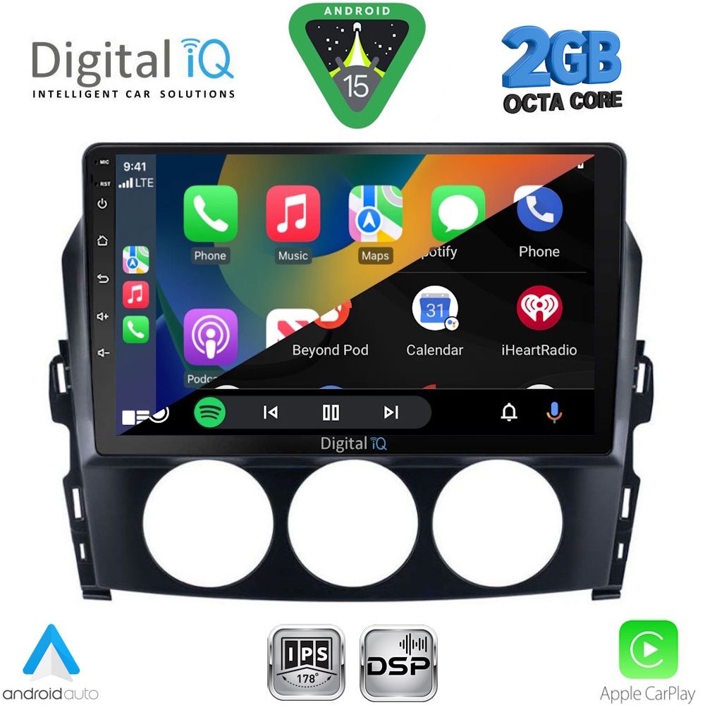 DIGITAL IQ RSF 4392_CPA (9inc) MULTIMEDIA TABLET for MAZDA MX5 mod. 2005-2015 DIGITAL IQ RSF 4392_CPA (9inc) MULTIMEDIA TABLET for MAZDA MX5 mod. 2005-2015
