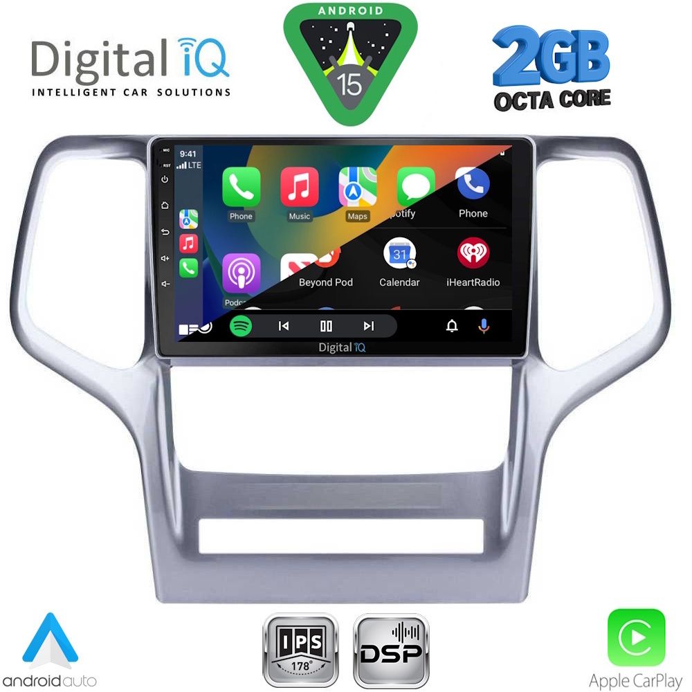 DIGITAL IQ RSF 4282_CPA (9inc) MULTIMEDIA TABLET for JEEP GRAND CHEROKEE mod. 2011-2014 DIGITAL IQ RSF 4282_CPA (9inc) MULTIMEDIA TABLET for JEEP GRAND CHEROKEE mod. 2011-2014