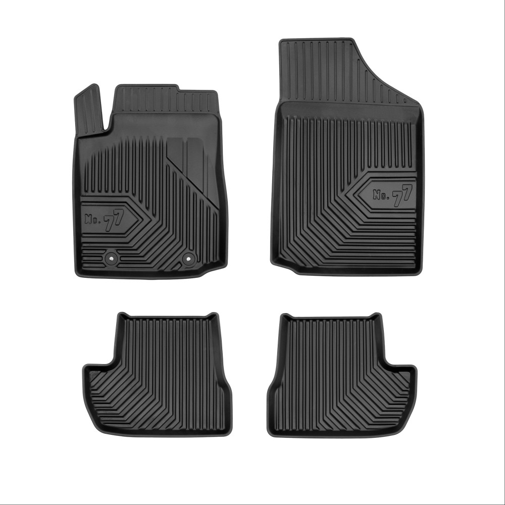 Πατάκια Αυτοκινήτου No77 Σκαφάκια για Citroen C2 2003-2009 4τμχ Frogum Πατάκια Αυτοκινήτου No77 Σκαφάκια για Citroen C2 2003-2009 4τμχ Frogum