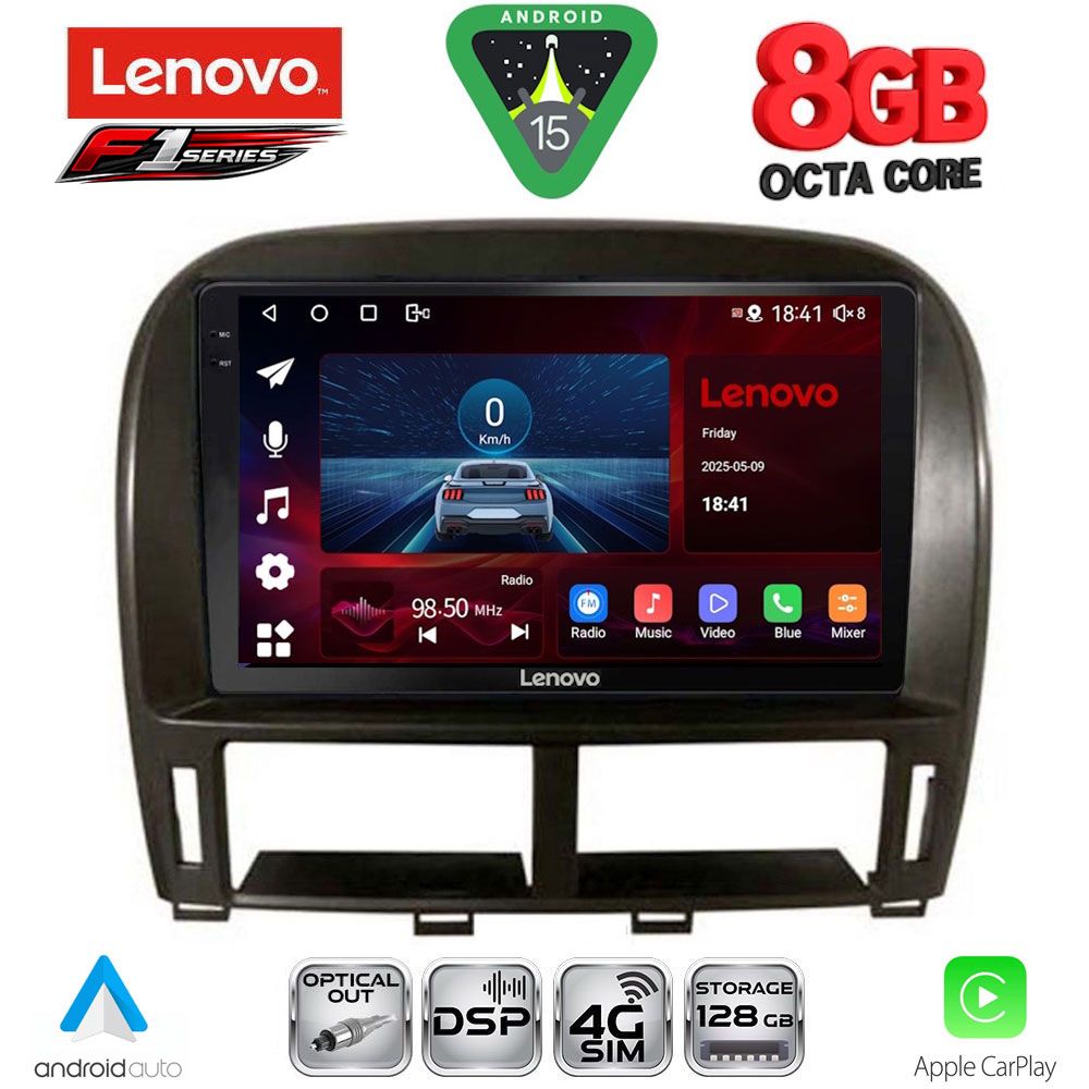 LENOVO SSR 10343_CPA (9inc) MULTIMEDIA TABLET for LEXUS LS 430 – XF 430 mod. 2000-2006 LENOVO SSR 10343_CPA (9inc) MULTIMEDIA TABLET for LEXUS LS 430 – XF 430 mod. 2000-2006
