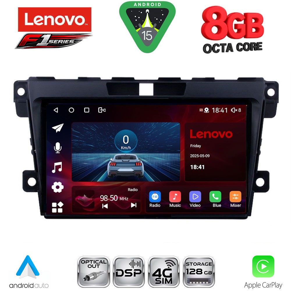 LENOVO SSR 10389_CPA (9inc) MULTIMEDIA TABLET for MAZDA CX7 mod. 2006-2012 LENOVO SSR 10389_CPA (9inc) MULTIMEDIA TABLET for MAZDA CX7 mod. 2006-2012