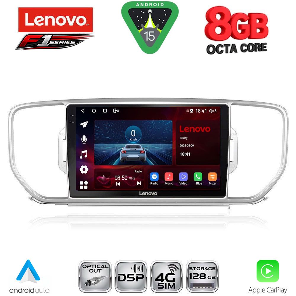LENOVO SSR 10326_CPA (9inc) MULTIMEDIA TABLET for KIA SPORTAGE mod. 2015-2018 LENOVO SSR 10326_CPA (9inc) MULTIMEDIA TABLET for KIA SPORTAGE mod. 2015-2018