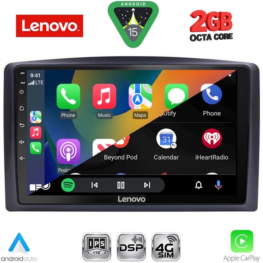 LENOVO LVF 5421_CPA (10inc) MULTIMEDIA TABLET for MERCEDES VITO – VIANO (W447) mod. 2015-2022 LENOVO LVF 5421_CPA (10inc) MULTIMEDIA TABLET for MERCEDES VITO – VIANO (W447) mod. 2015-2022