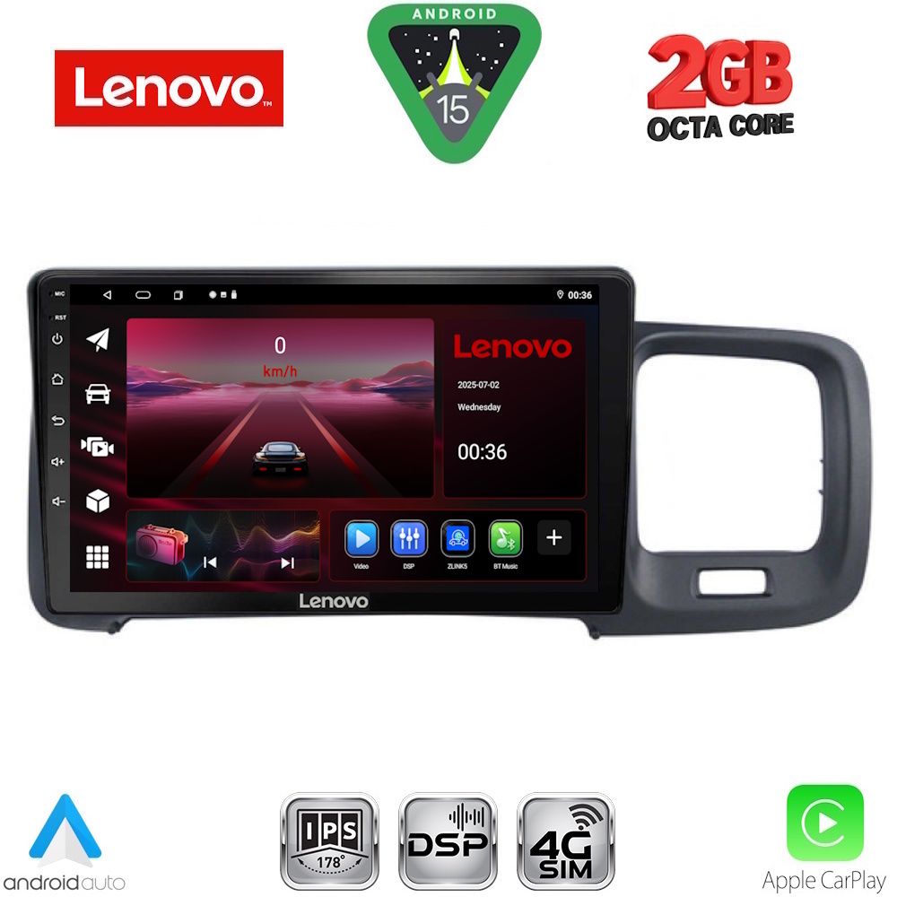 LENOVO LVF 5785_CPA (9inc) MULTIMEDIA TABLET for VOLVO S60 mod. 2010-2018 LENOVO LVF 5785_CPA (9inc) MULTIMEDIA TABLET for VOLVO S60 mod. 2010-2018