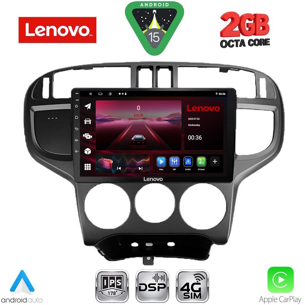 LENOVO LVF 5240_CPA (9inc) MULTIMEDIA TABLET for HYUNDAI MATRIX mod. 2001-2010 LENOVO LVF 5240_CPA (9inc) MULTIMEDIA TABLET for HYUNDAI MATRIX mod. 2001-2010