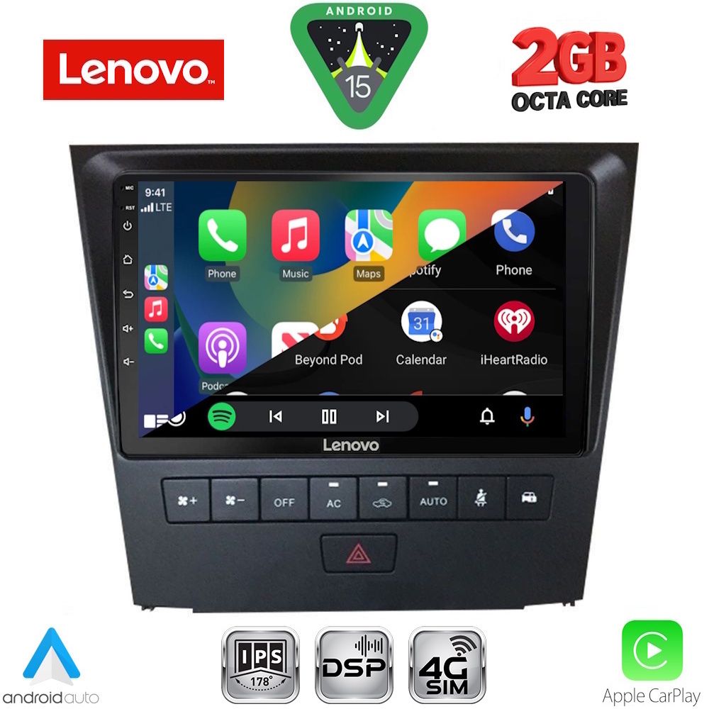 LENOVO LVF 5341_CPA (9inc) MULTIMEDIA TABLET for LEXUS GS mod. 2004-2011 LENOVO LVF 5341_CPA (9inc) MULTIMEDIA TABLET for LEXUS GS mod. 2004-2011
