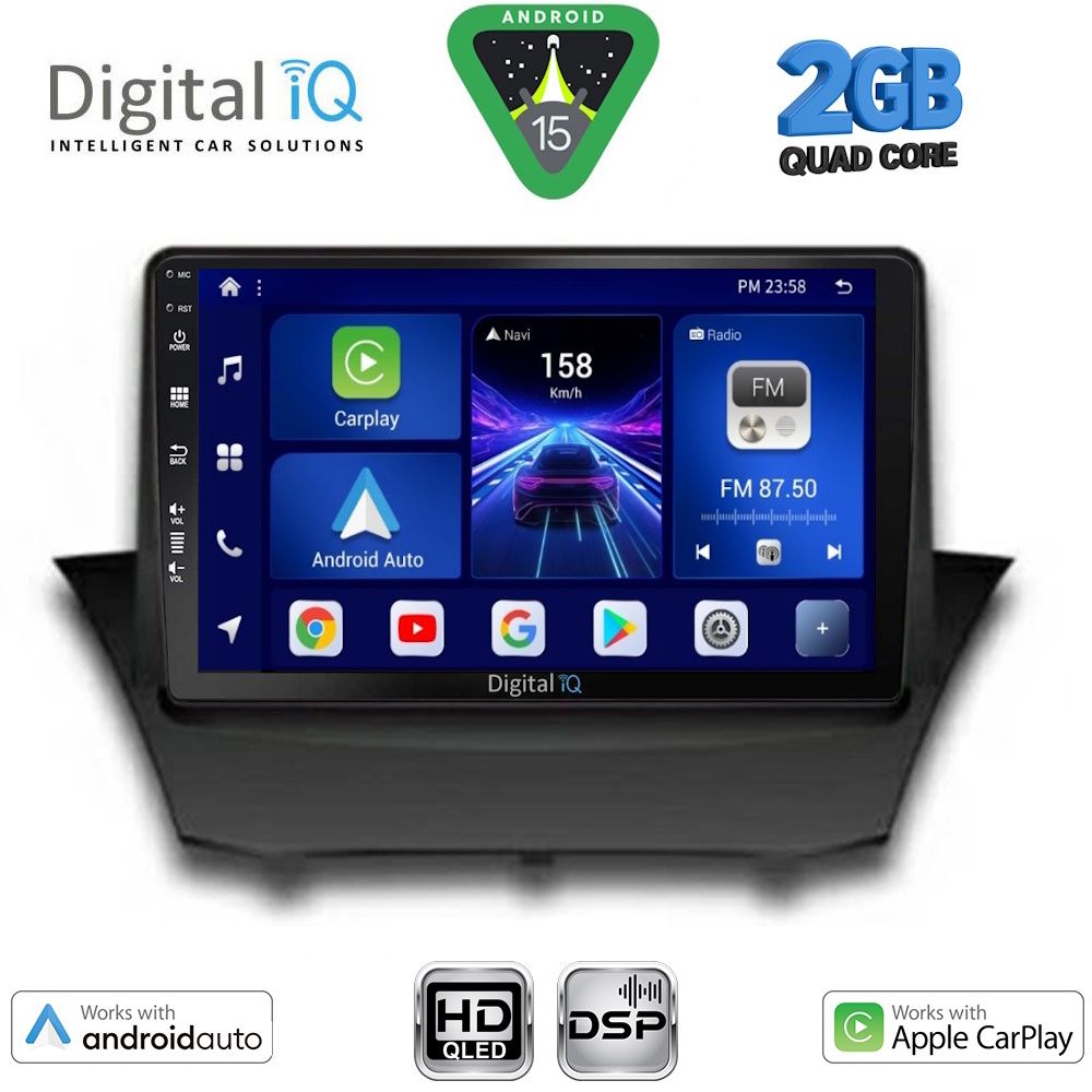 DIGITAL IQ BXC 3154A_CPAA (9inc) MULTIMEDIA TABLET for FORD FIESTA mod. 2008-2017 DIGITAL IQ BXC 3154A_CPAA (9inc) MULTIMEDIA TABLET for FORD FIESTA mod. 2008-2017
