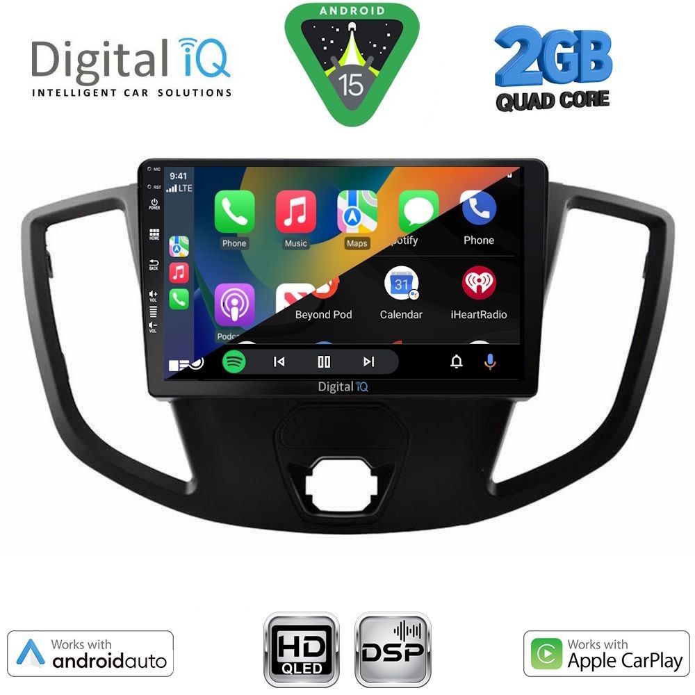 DIGITAL IQ BXC 3179_CPAA (9inc) MULTIMEDIA TABLET for FORD TRANSIT mod. 2014-2020 DIGITAL IQ BXC 3179_CPAA (9inc) MULTIMEDIA TABLET for FORD TRANSIT mod. 2014-2020