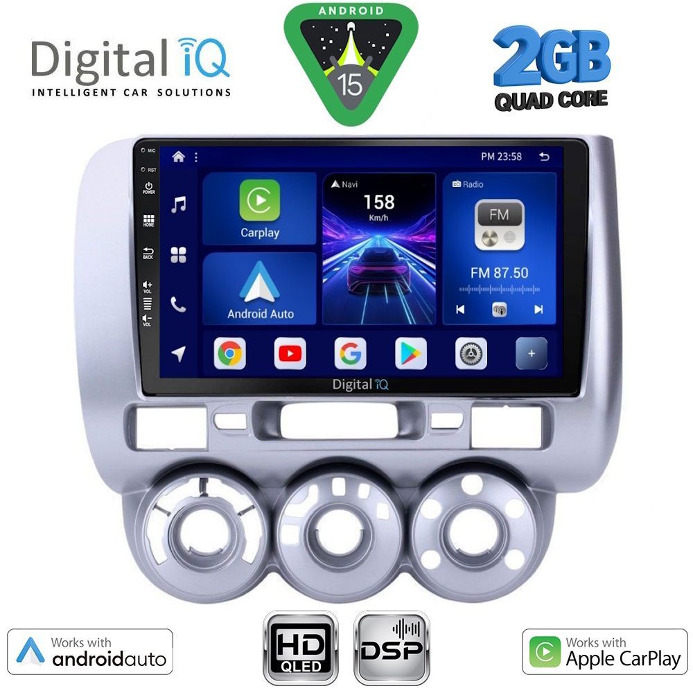 DIGITAL IQ BXC 3210_CPAA A/C (9inc) MULTIMEDIA TABLET for HONDA JAZZ mod. 2002-2008 DIGITAL IQ BXC 3210_CPAA A/C (9inc) MULTIMEDIA TABLET for HONDA JAZZ mod. 2002-2008
