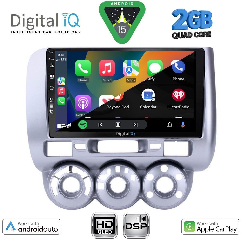 DIGITAL IQ BXC 3210_CPAA A/C (9inc) MULTIMEDIA TABLET for HONDA JAZZ mod. 2002-2008 DIGITAL IQ BXC 3210_CPAA A/C (9inc) MULTIMEDIA TABLET for HONDA JAZZ mod. 2002-2008