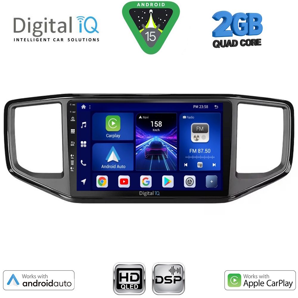 DIGITAL IQ BXC 3754_CPAA (9inc) MULTIMEDIA TABLET for VW AMAROK mod. 2017-2022 DIGITAL IQ BXC 3754_CPAA (9inc) MULTIMEDIA TABLET for VW AMAROK mod. 2017-2022