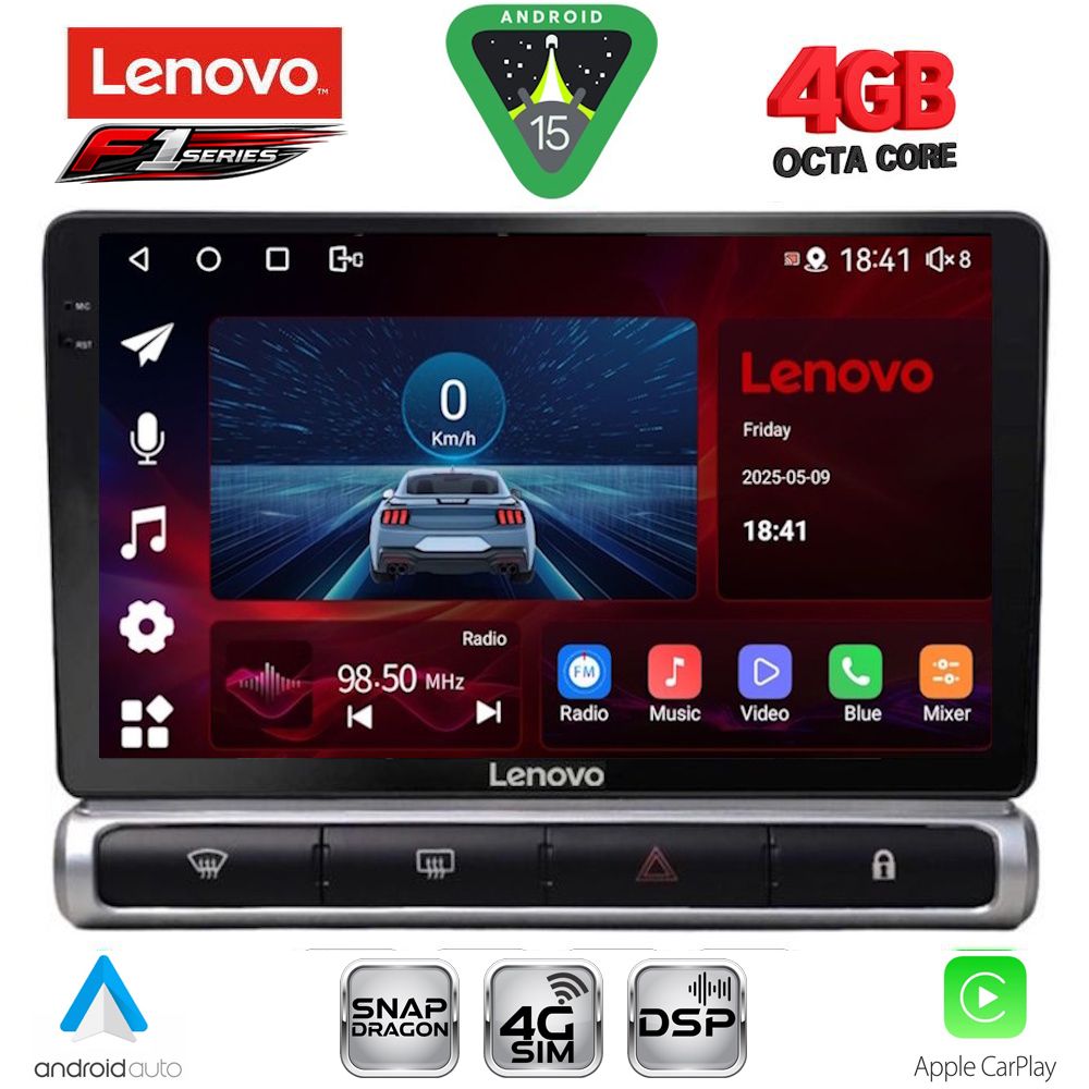 LENOVO SSQ 9093H_CPA (9inc) MULTIMEDIA TABLET for CITROEN C3 - DS3 mod. 2016-2024 High Version LENOVO SSQ 9093H_CPA (9inc) MULTIMEDIA TABLET for CITROEN C3 - DS3 mod. 2016-2024 High Version