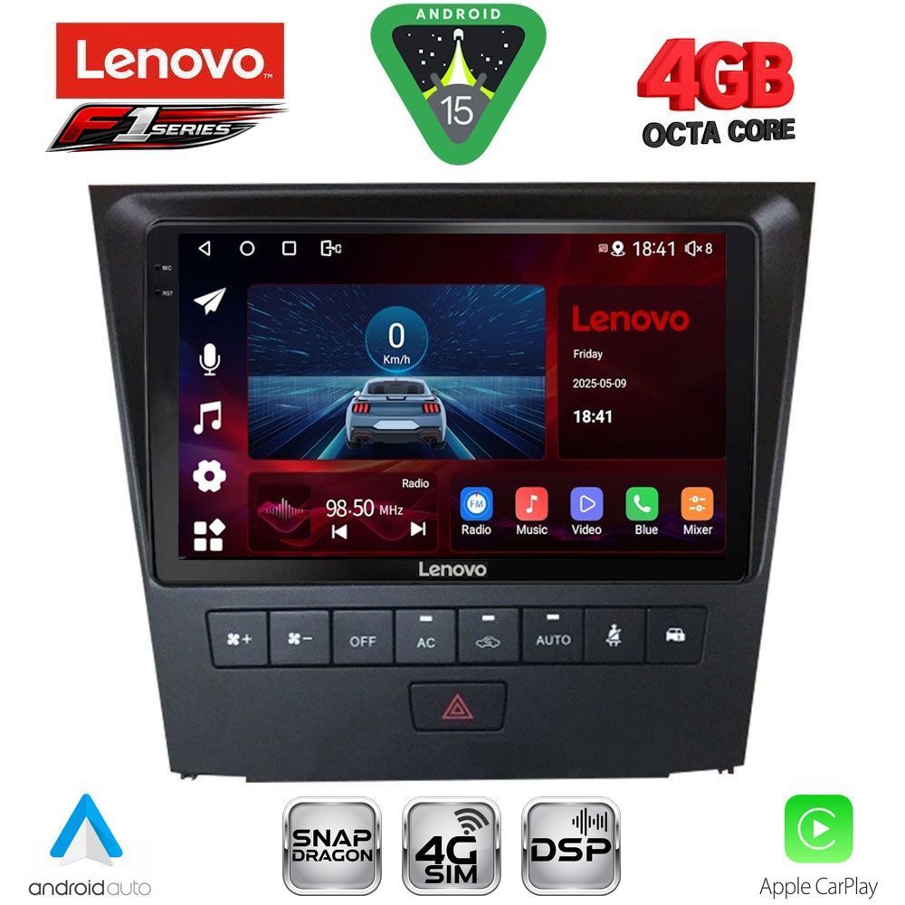 LENOVO SSQ 9341_CPA (9inc) MULTIMEDIA TABLET for LEXUS GS mod. 2004-2011 LENOVO SSQ 9341_CPA (9inc) MULTIMEDIA TABLET for LEXUS GS mod. 2004-2011