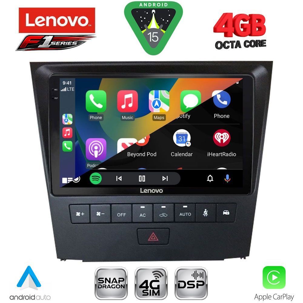 LENOVO SSQ 9341_CPA (9inc) MULTIMEDIA TABLET for LEXUS GS mod. 2004-2011 LENOVO SSQ 9341_CPA (9inc) MULTIMEDIA TABLET for LEXUS GS mod. 2004-2011
