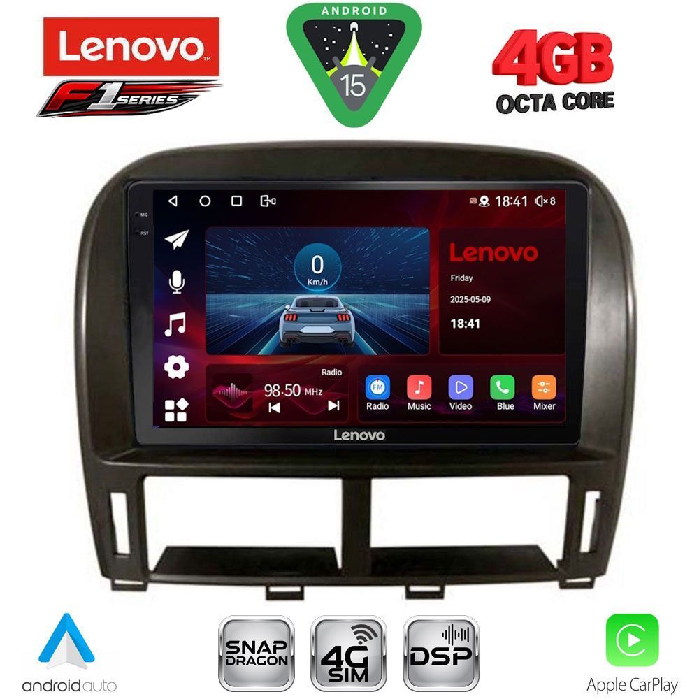 LENOVO SSQ 9343_CPA (9inc) MULTIMEDIA TABLET for LEXUS LS 430 – XF 430 mod. 2000-2006 LENOVO SSQ 9343_CPA (9inc) MULTIMEDIA TABLET for LEXUS LS 430 – XF 430 mod. 2000-2006