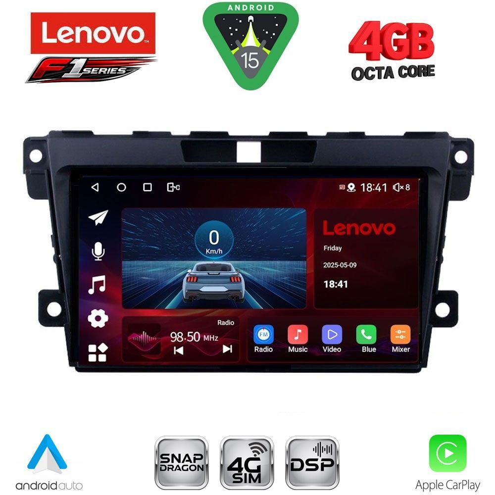 LENOVO SSQ 9389_CPA (9inc) MULTIMEDIA TABLET for MAZDA CX7 mod. 2006-2012 LENOVO SSQ 9389_CPA (9inc) MULTIMEDIA TABLET for MAZDA CX7 mod. 2006-2012