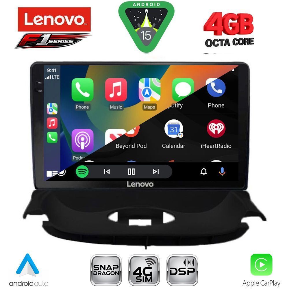 LENOVO SSQ 9505_CPA (9inc) MULTIMEDIA TABLET for PEUGEOT 206 mod. 1998-2006 LENOVO SSQ 9505_CPA (9inc) MULTIMEDIA TABLET for PEUGEOT 206 mod. 1998-2006