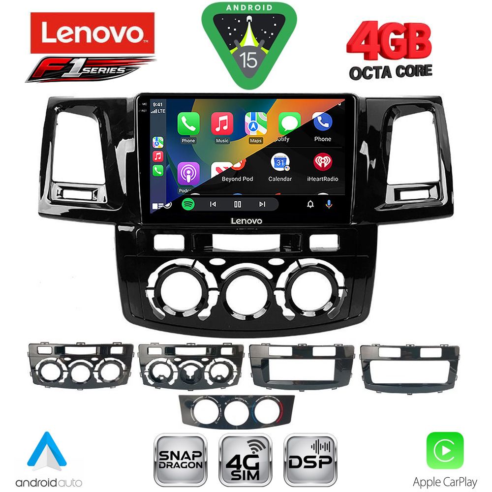 LENOVO SSQ 9720_CPA (9inc) MULTIMEDIA TABLET for TOYOTA HILUX mod. 2005-2016 LENOVO SSQ 9720_CPA (9inc) MULTIMEDIA TABLET for TOYOTA HILUX mod. 2005-2016