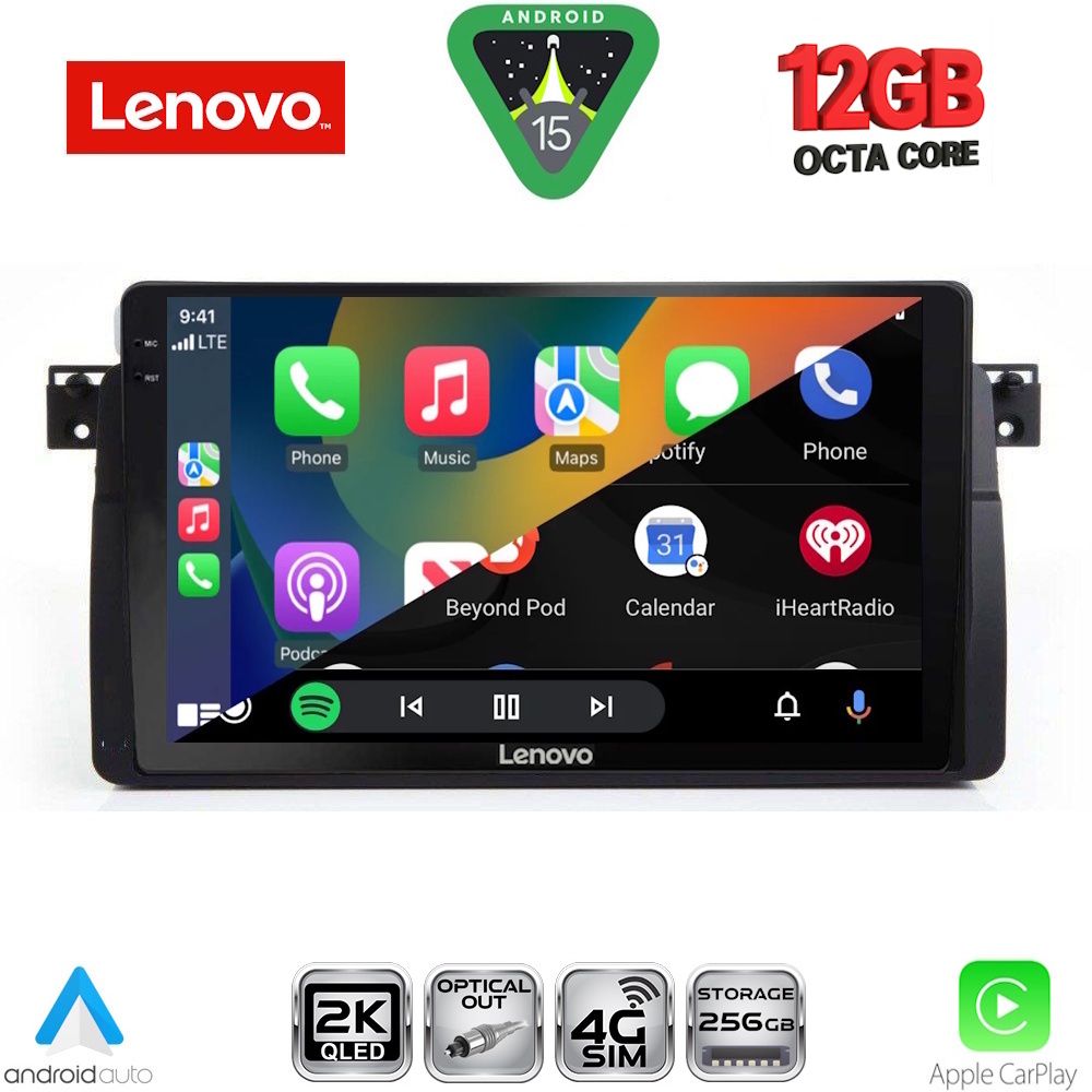 LENOVO SSZ 12042_CPA (9inc) MULTIMEDIA TABLET for BMW E46 mod. 1998-2005 LENOVO SSZ 12042_CPA (9inc) MULTIMEDIA TABLET for BMW E46 mod. 1998-2005