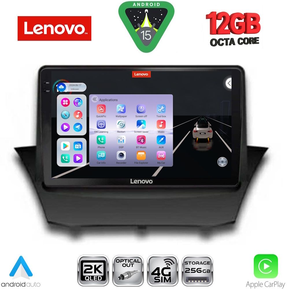 LENOVO SSZ 12154A_CPA (9inc) MULTIMEDIA TABLET for FORD FIESTA mod. 2008-2017 LENOVO SSZ 12154A_CPA (9inc) MULTIMEDIA TABLET for FORD FIESTA mod. 2008-2017