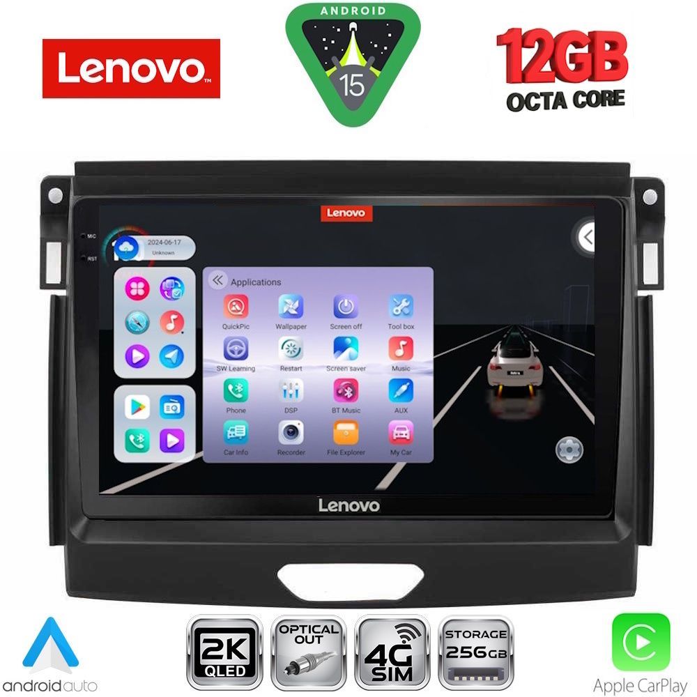 LENOVO SSZ 12172B_CPA (9inc) MULTIMEDIA TABLET for FORD RANGER mod. 2015-2018 LENOVO SSZ 12172B_CPA (9inc) MULTIMEDIA TABLET for FORD RANGER mod. 2015-2018