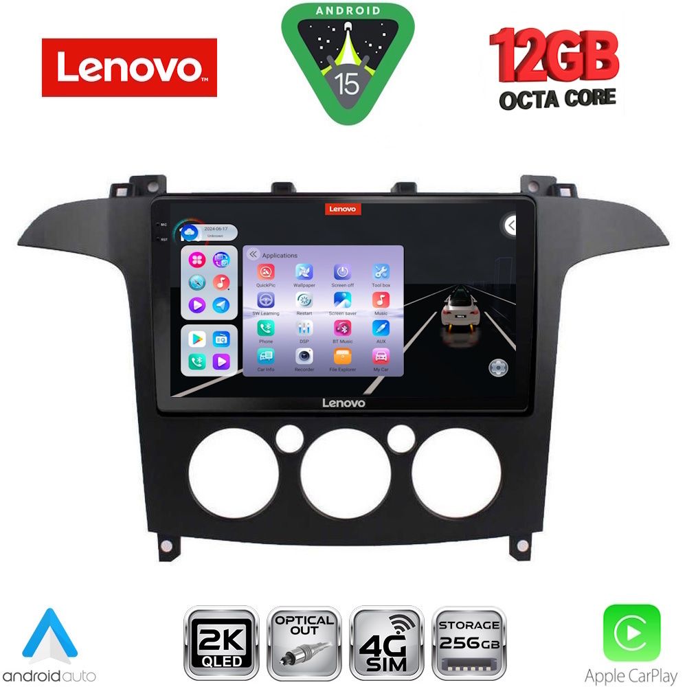 LENOVO SSZ 12175_CPA A/C (9inc) MULTIMEDIA TABLET for FORD SMAX mod. 2006-2014 LENOVO SSZ 12175_CPA A/C (9inc) MULTIMEDIA TABLET for FORD SMAX mod. 2006-2014
