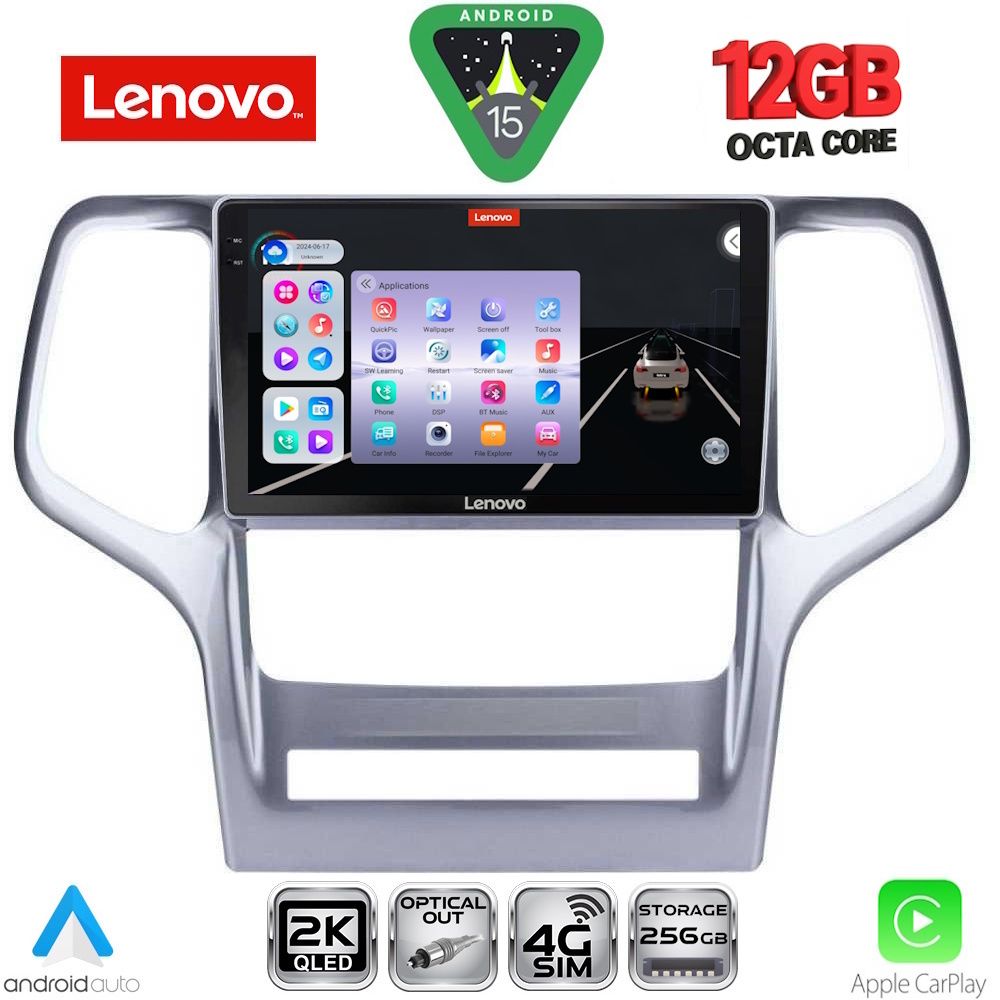 LENOVO SSZ 12282_CPA (9inc) MULTIMEDIA TABLET for JEEP GRAND CHEROKEE mod. 2011-2014 LENOVO SSZ 12282_CPA (9inc) MULTIMEDIA TABLET for JEEP GRAND CHEROKEE mod. 2011-2014