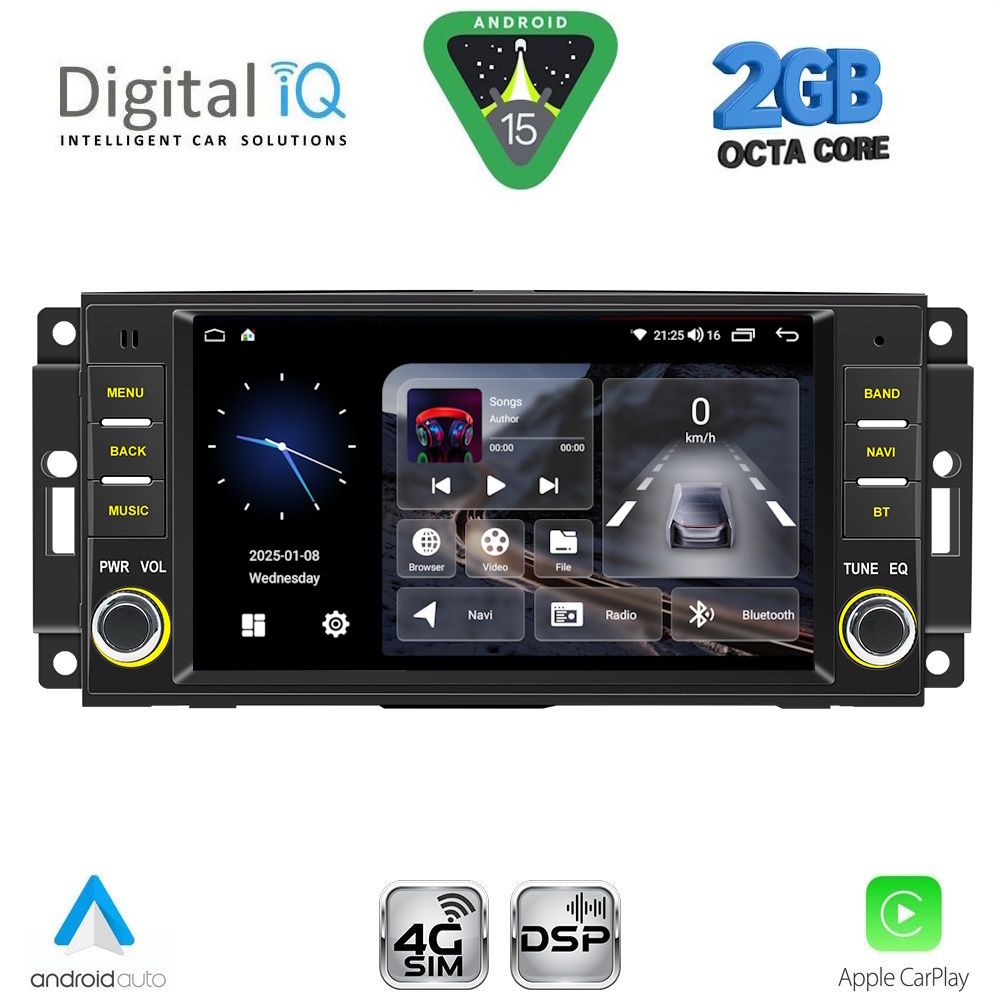 DIGITAL IQ BLF 324_CPA (7” DECK) MULTIMEDIA SYSTEM for JEEP ALL mod. 2005-2018 DIGITAL IQ BLF 324_CPA (7” DECK) MULTIMEDIA SYSTEM for JEEP ALL mod. 2005-2018