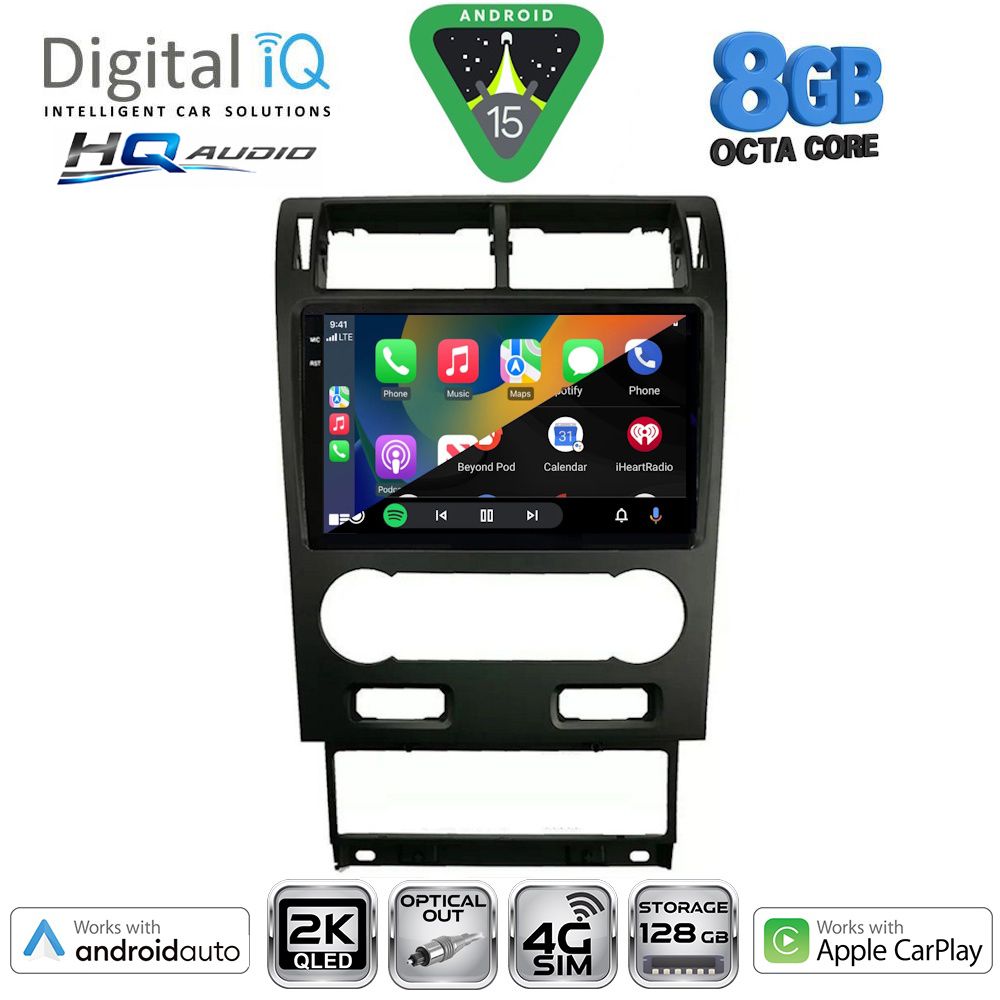 DIGITAL IQ BXK 20161A_CPAA (9inc) MULTIMEDIA TABLET for FORD MONDEO mod. 2003-2006 DIGITAL IQ BXK 20161A_CPAA (9inc) MULTIMEDIA TABLET for FORD MONDEO mod. 2003-2006