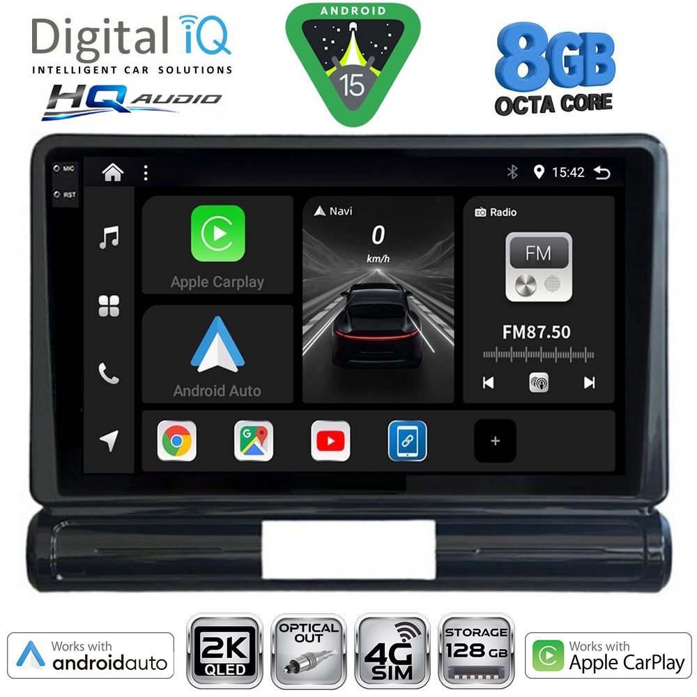 DIGITAL IQ BXK 20093L_CPAA (9inc) MULTIMEDIA TABLET for CITROEN C3 - DS3 mod. 2016-2024 Low Version DIGITAL IQ BXK 20093L_CPAA (9inc) MULTIMEDIA TABLET for CITROEN C3 - DS3 mod. 2016-2024 Low Version