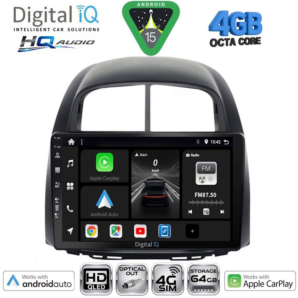 DIGITAL IQ BXK 19124_CPAA (10inc) MULTIMEDIA TABLET for DAIHATSU SIRION mod. 2006-2012 DIGITAL IQ BXK 19124_CPAA (10inc) MULTIMEDIA TABLET for DAIHATSU SIRION mod. 2006-2012