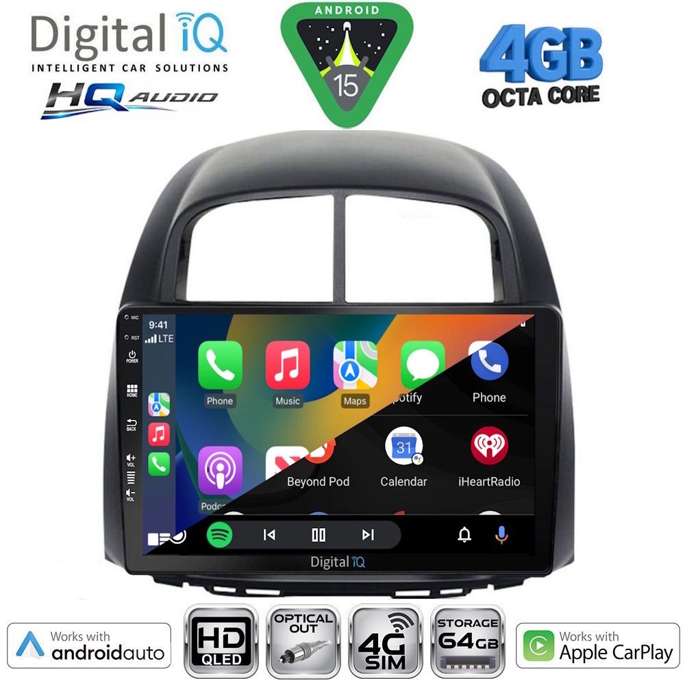 DIGITAL IQ BXK 19124_CPAA (10inc) MULTIMEDIA TABLET for DAIHATSU SIRION mod. 2006-2012 DIGITAL IQ BXK 19124_CPAA (10inc) MULTIMEDIA TABLET for DAIHATSU SIRION mod. 2006-2012